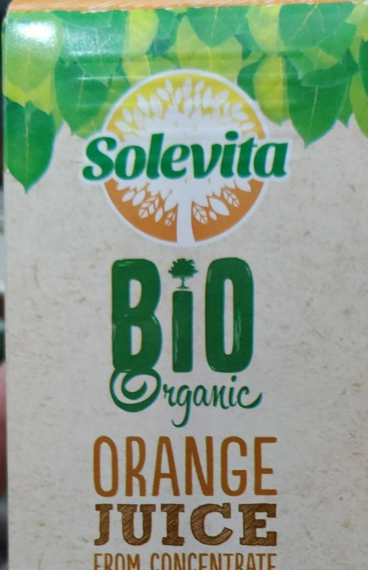 Fotografie - Bio Organic Orange juice Solevita