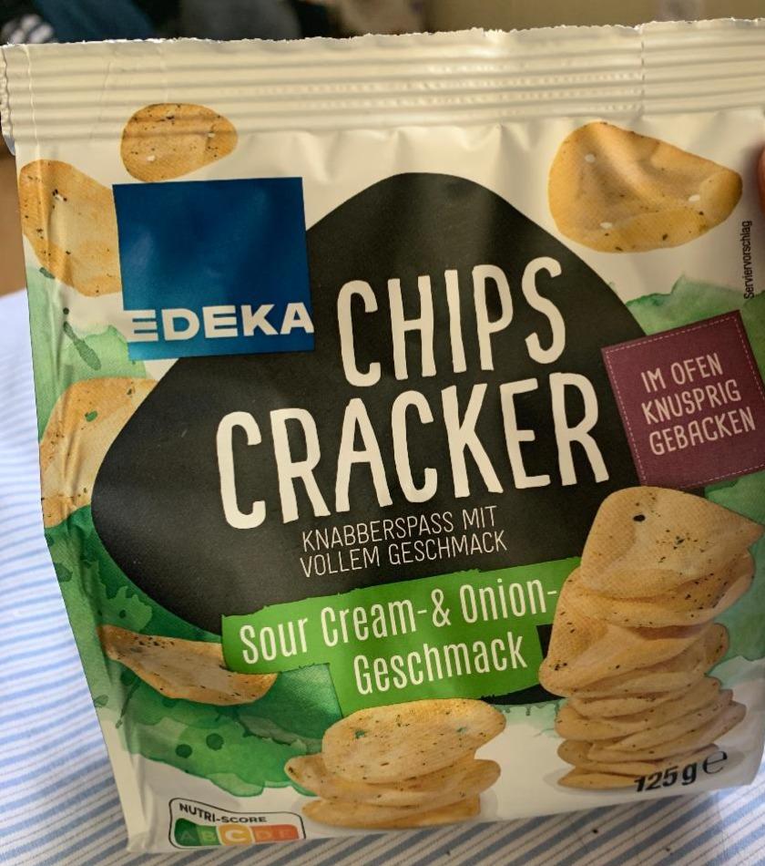 Fotografie - Chips Cracker Sour Cream & Onion Geschmack Edeka