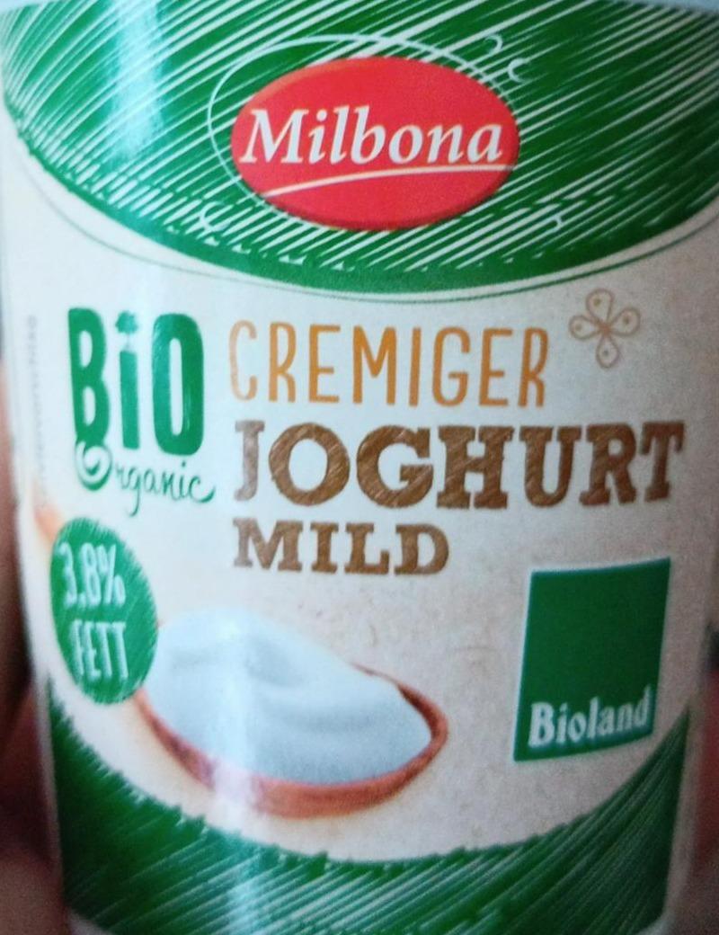 Fotografie - Bio Organic cremiger joghurt mild Milbona