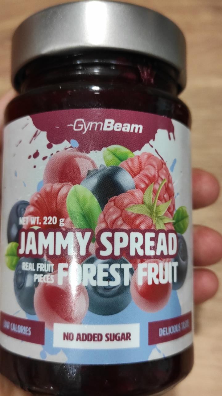 Fotografie - jammy spread forest fruit GymBeam