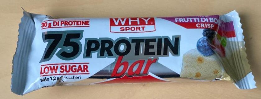 Fotografie - Protein bar frutti di bosco crisp Why Sport