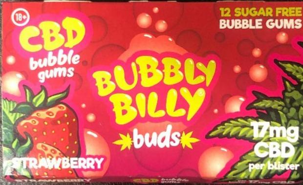 Fotografie - CBD bubble gums strawberry Bubbly Billy