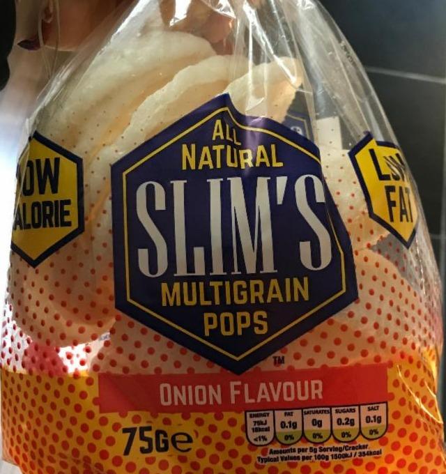 Fotografie - All Natural Multigrain Pops Onion flavour Slim’s
