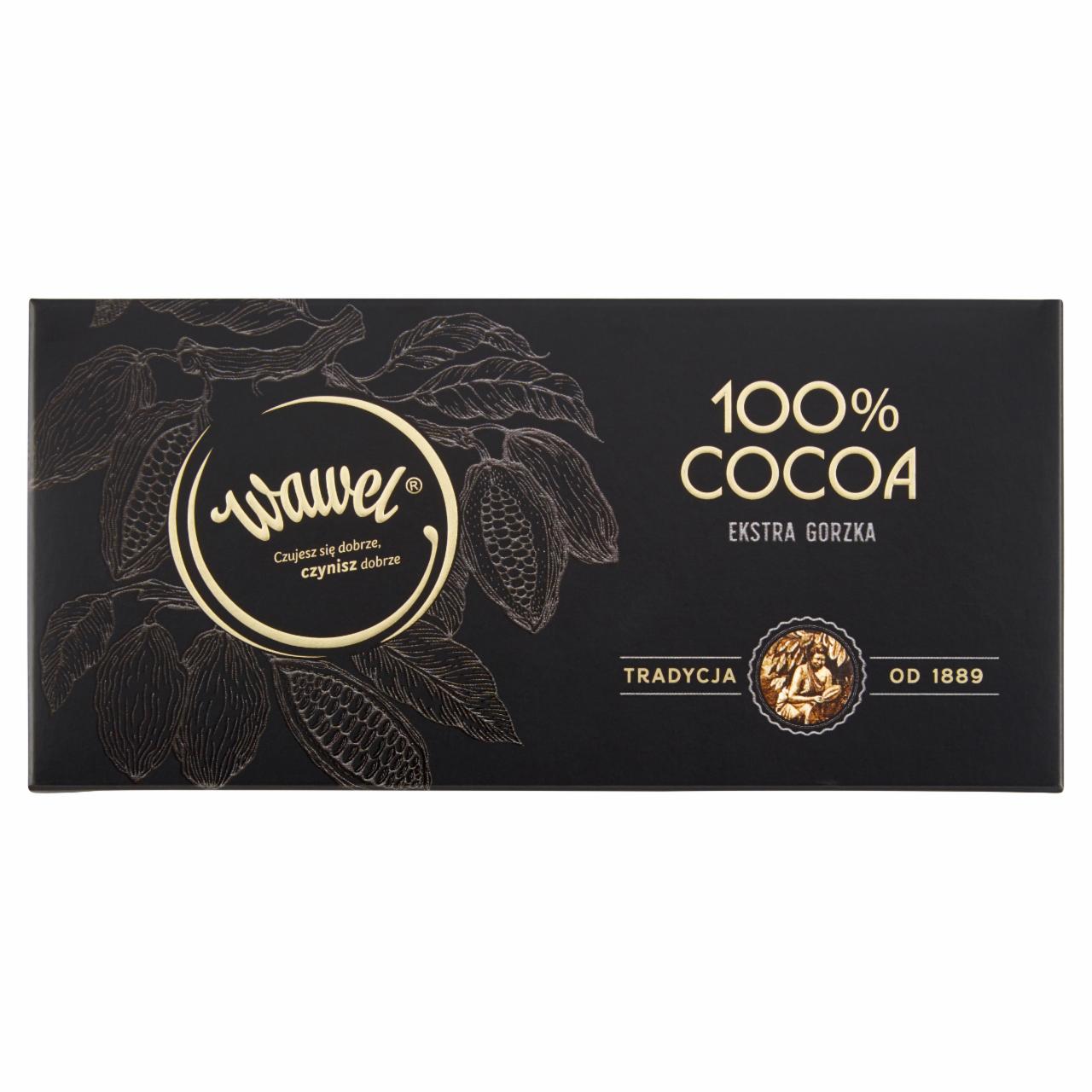 Fotografie - Extra dark chocolate 100% cocoa Wawel