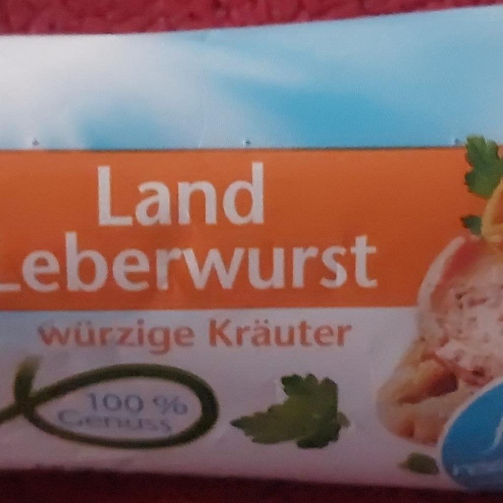 Fotografie - Würzige Kräuter Land Leberwurst