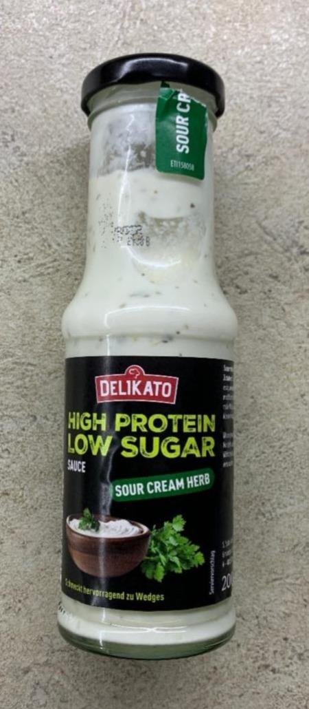 Fotografie - High Protein Low Sugar Sauce Sour Cream Herb Delikato