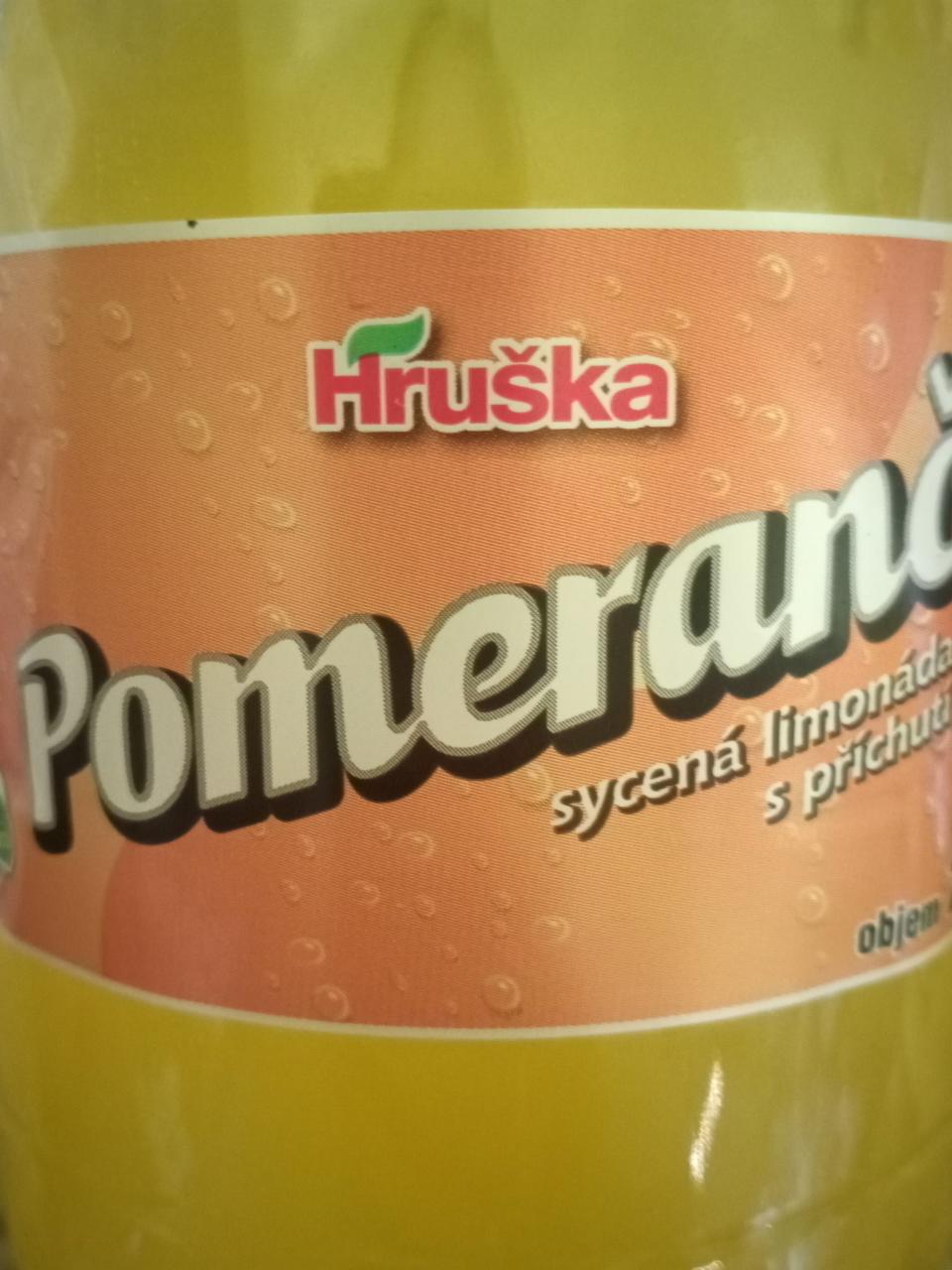 Fotografie - Pomeranč sycená limonáda s příchutí Hruška