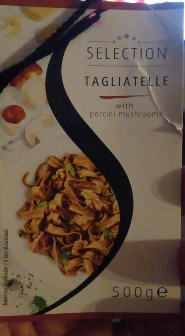 Fotografie - tagliatelle with porcini mushrooms Selection