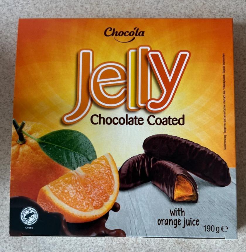 Fotografie - Jelly Chocolate Coated with Orange Juice Chocóla
