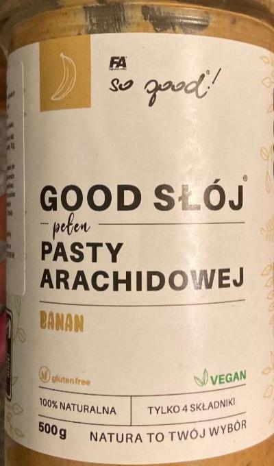 Fotografie - Good Sloj pasty arachidowej Banan FA Nutrition