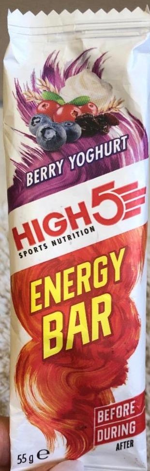Fotografie - Energy Bar Berry Yoghurt High5