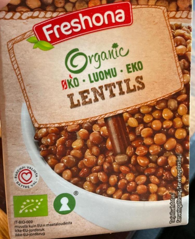 Fotografie - Bio Organic Lentils Freshona