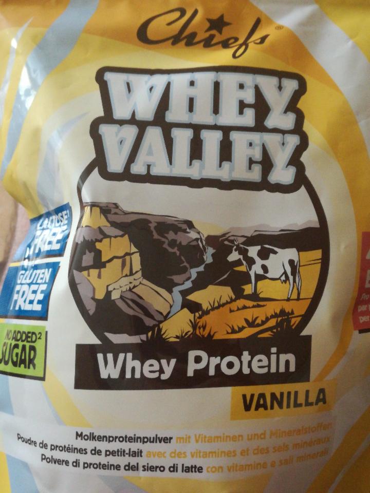 Fotografie - Chiefs Whey Valley Whey Protein Vanilla