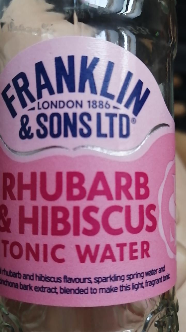 Fotografie - Rhubarb & Hibiscus Tonic Water Franklin & Sons