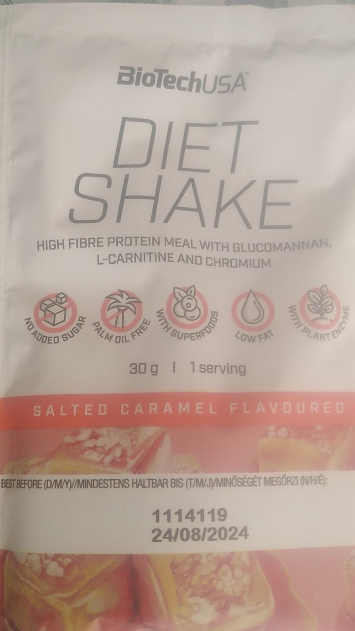 Fotografie - Diet shake salted caramel BioTechUSA
