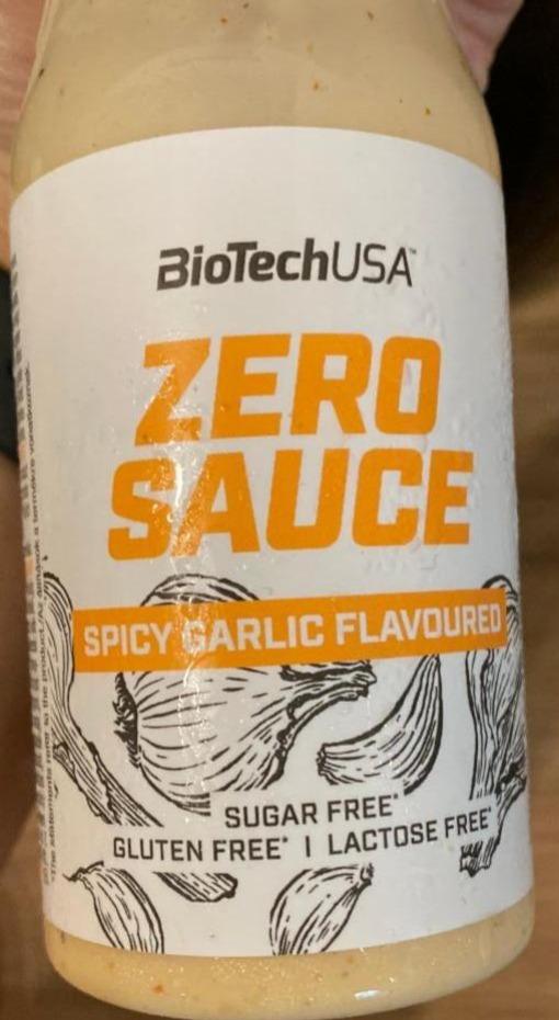 Fotografie - Zero Sauce Spicy Garlic flavoured BioTechUSA