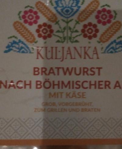Fotografie - Bratwurst nach böhmischer Art mit Käse Kuljanka
