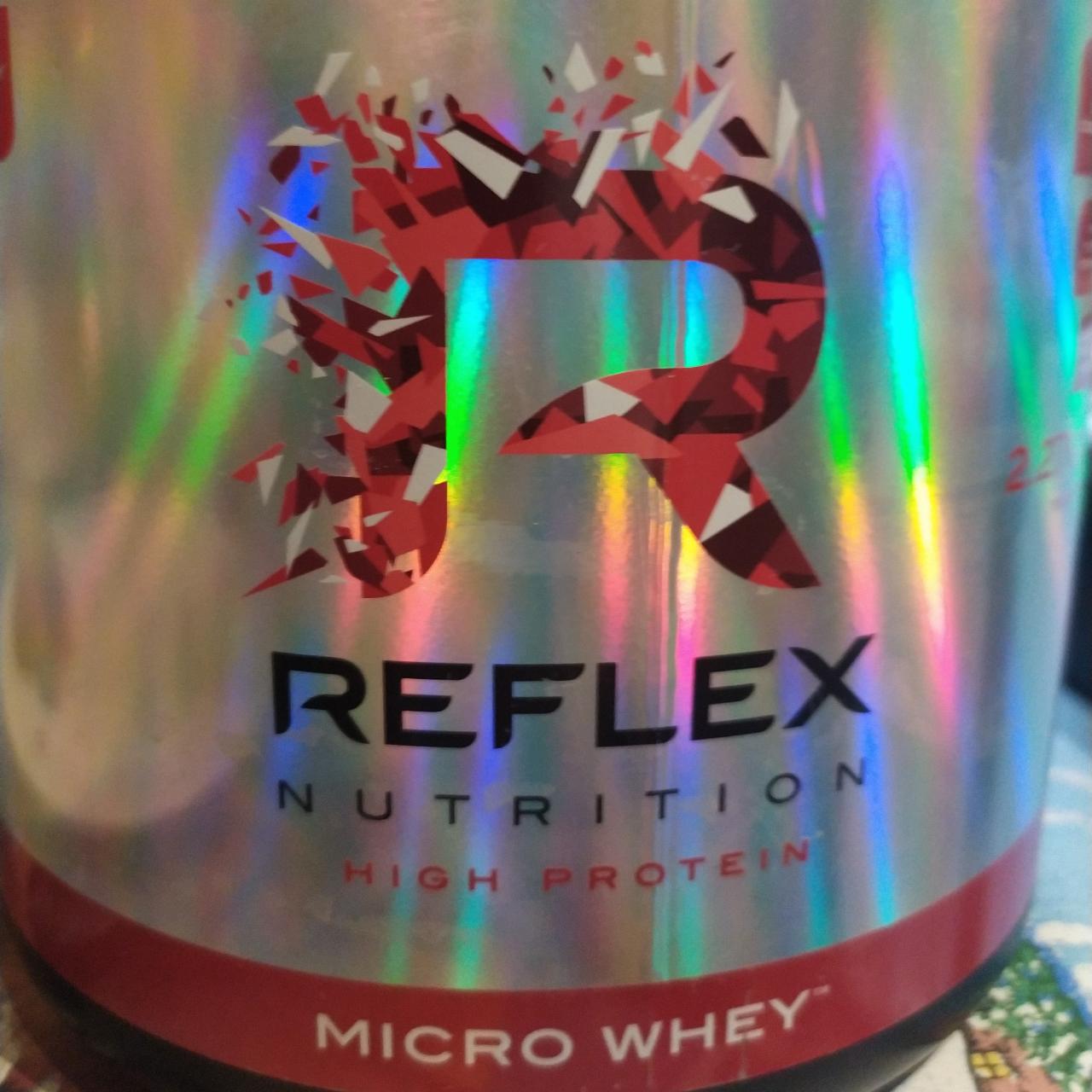 Fotografie - Micro Whey High Protein Strawberry Reflex Nutrition