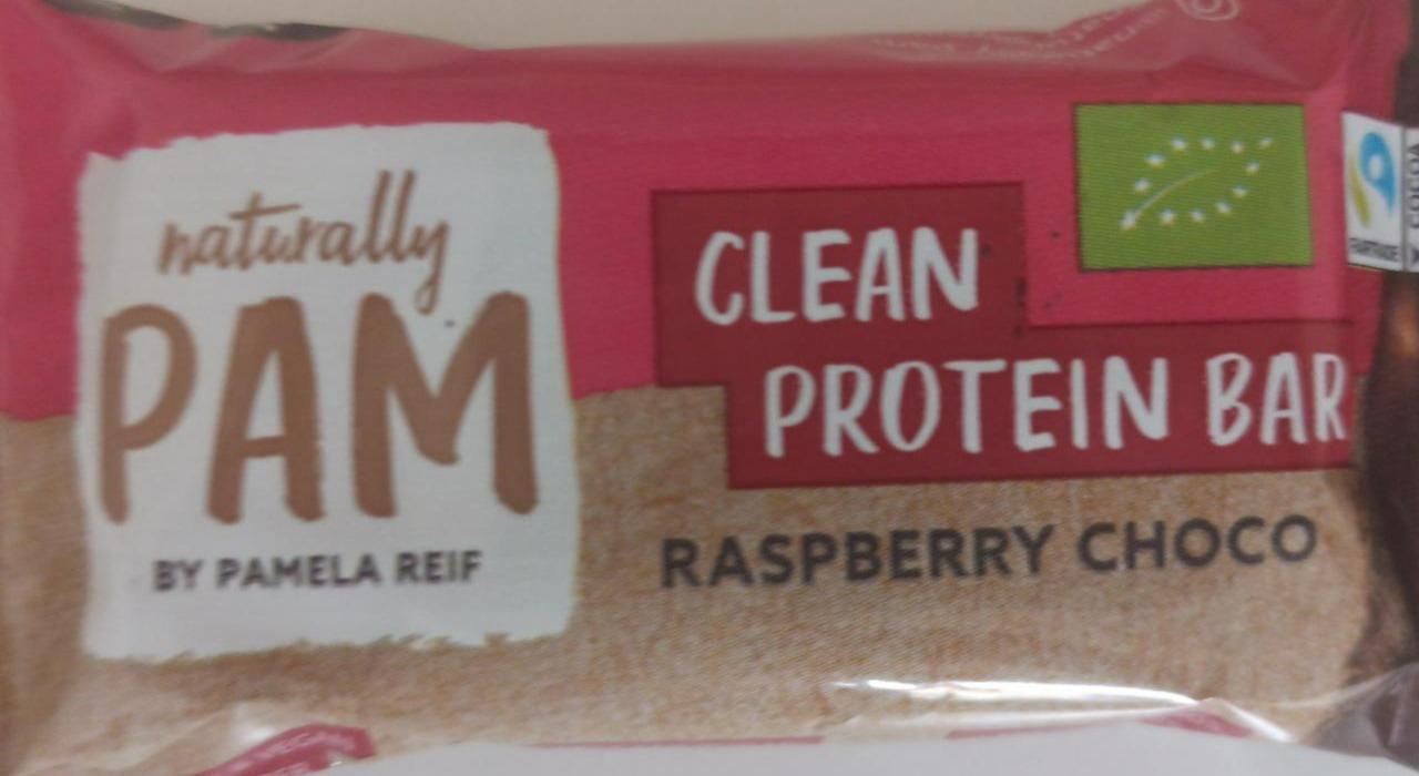 Fotografie - Clean protein bar raspberry choco Naturally Pam