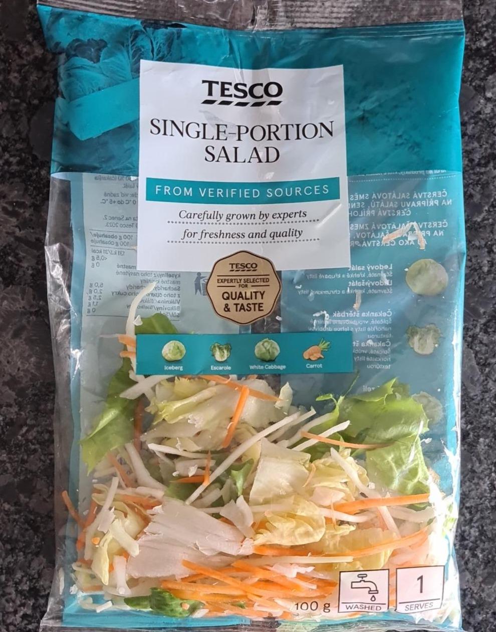 Fotografie - Single-portion salad Tesco