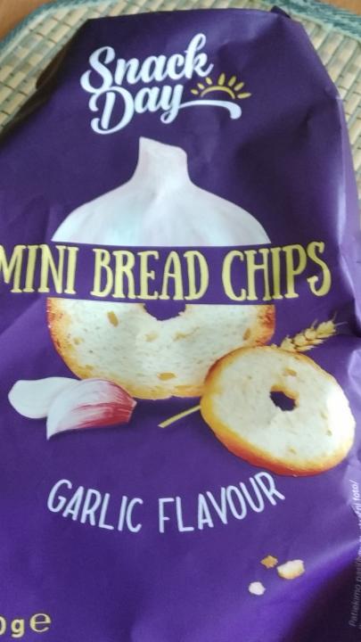 Fotografie - Mini Bread Chips Garlic flavour - Snack Day