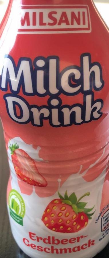 Fotografie - Milch drink Erdbeer-Geschmack Milsani