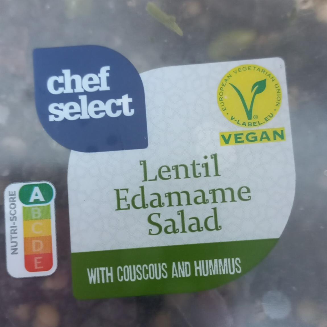 Fotografie - Lentil Edamame Salad with couscous and hummus Chef Select