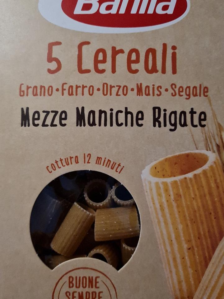 Fotografie - 5 Cereali Mezze Maniche Rigate Barilla
