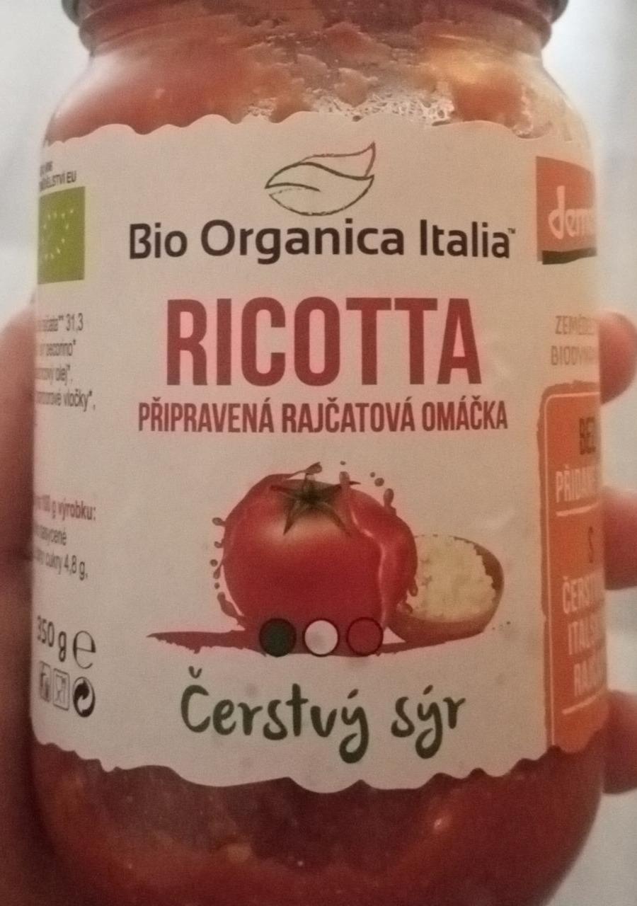 Fotografie - Ricotta připravená rajčatová omáčka Bio Organica Italia