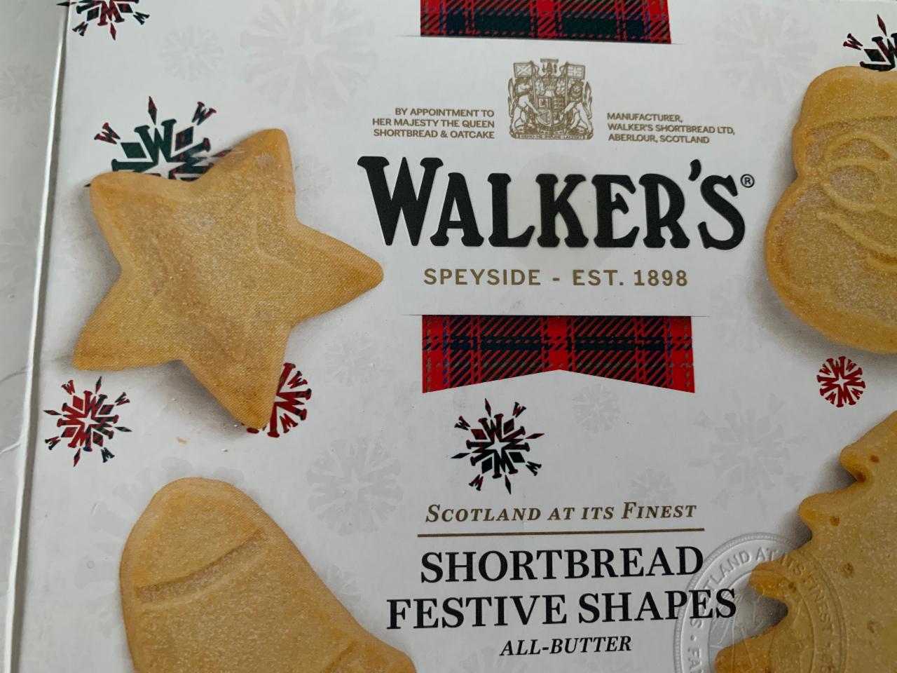 Fotografie - Shortbread festive shapes Walker’s