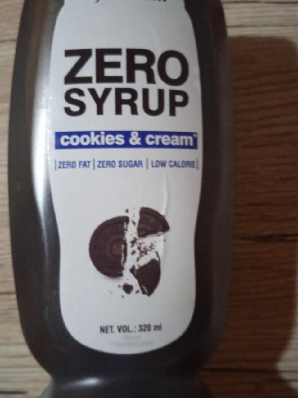 Fotografie - gymbeam zero syrup cookies & cream
