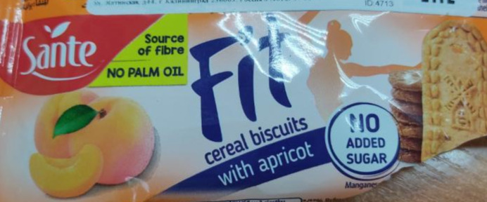 Fotografie - FIT cereal biscuits with apricot