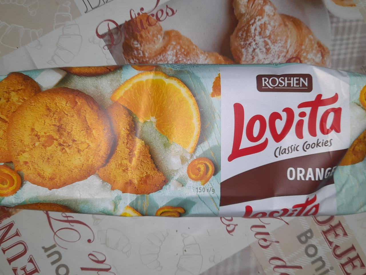 Fotografie - Lovita classic cookie Orange Roshen