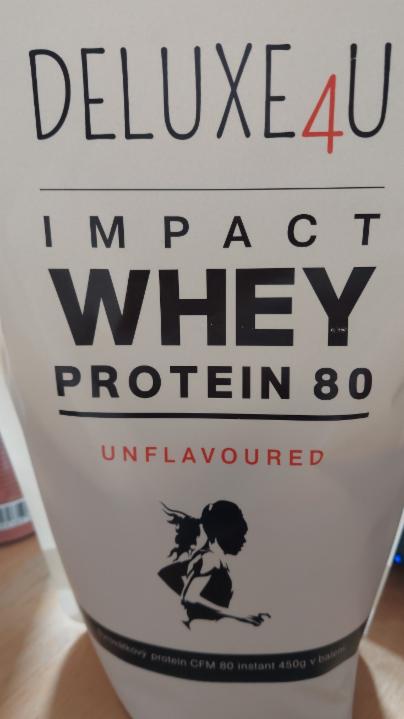 Fotografie - Impact Whey Protein 80 Unflavoured Deluxe4U