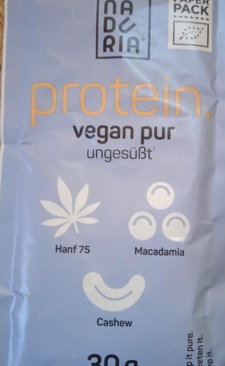Fotografie - Protein vegan pur Hanf Macadamia Cashef