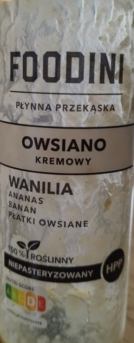 Fotografie - Owsiano kremowy wanilia, ananas, banan, platki oweiane Foodini
