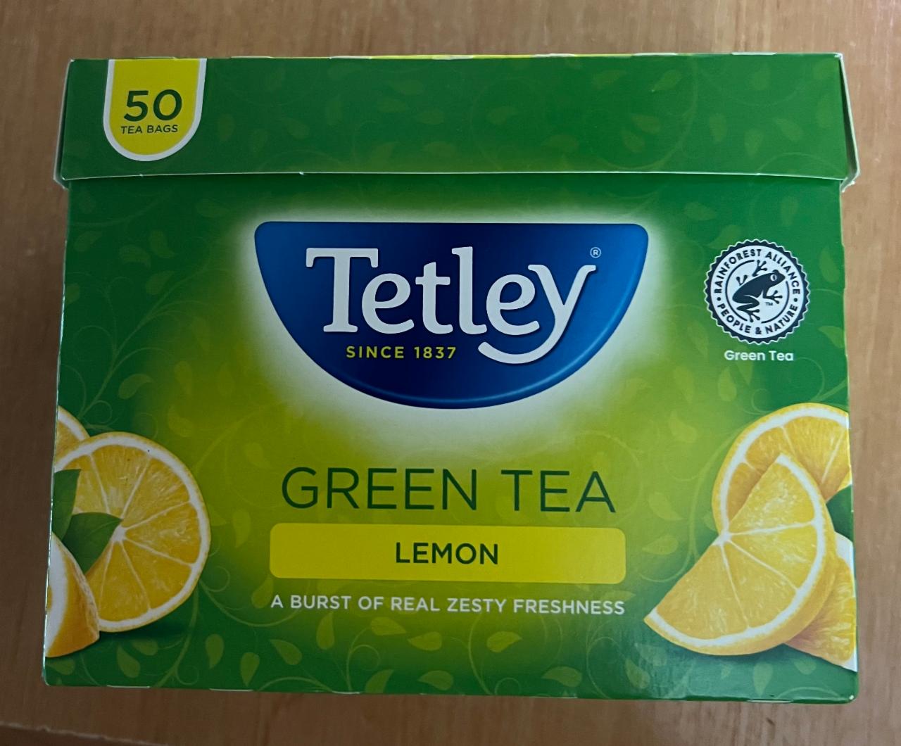Fotografie - Green tea with lemon Tetley