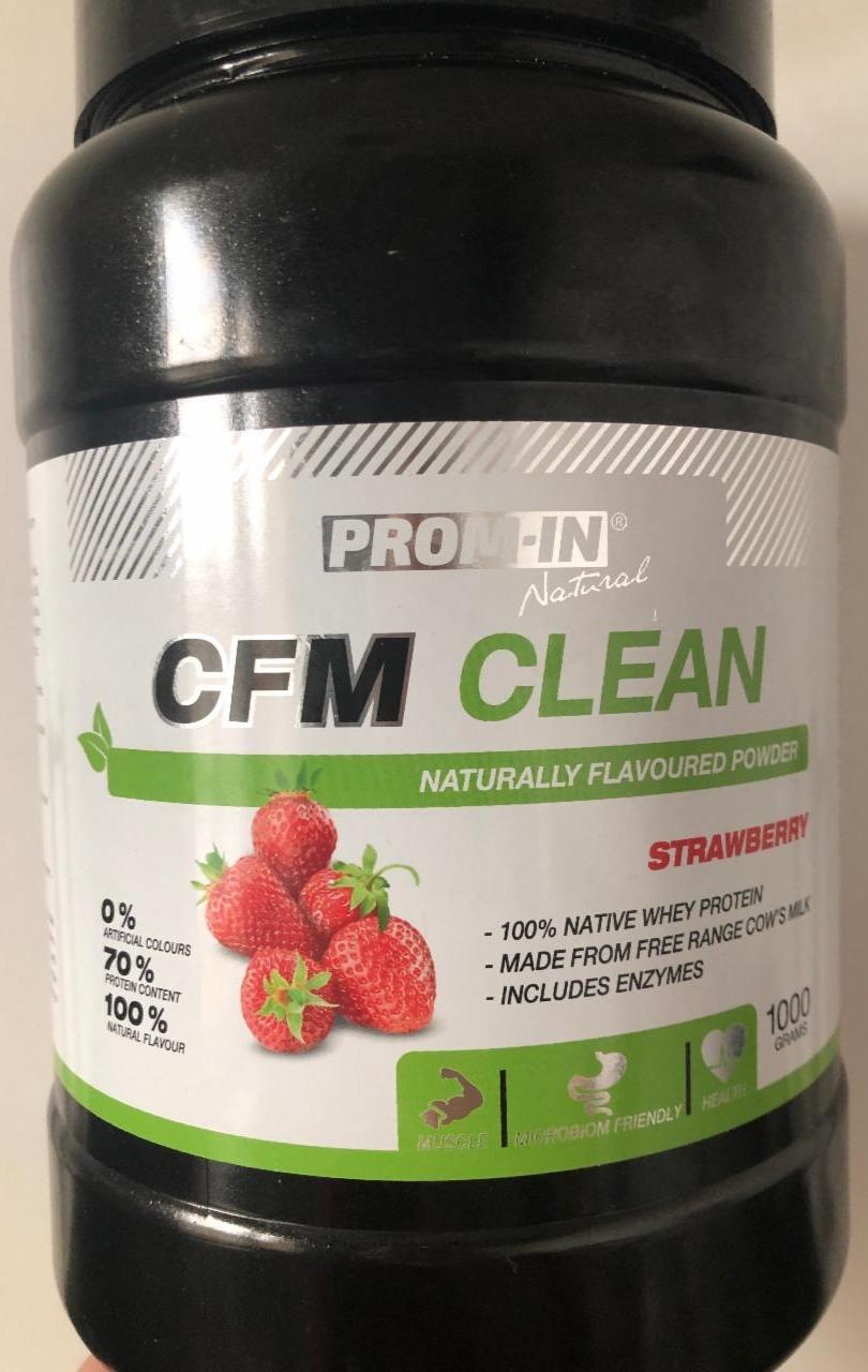 Fotografie - PROM-IN CFM Clean Protein - jahoda / strawberry (stevia)