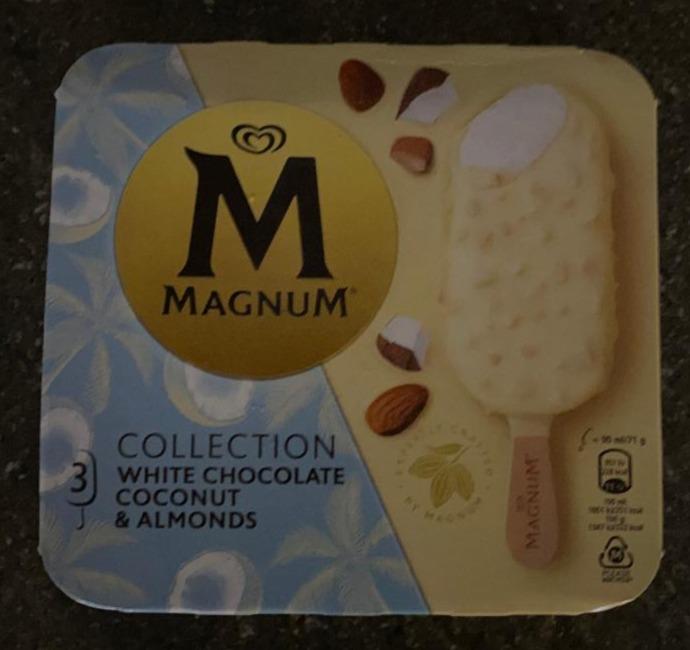 Fotografie - Magnum Collection White Chocolate Coconut & Almonds Algida