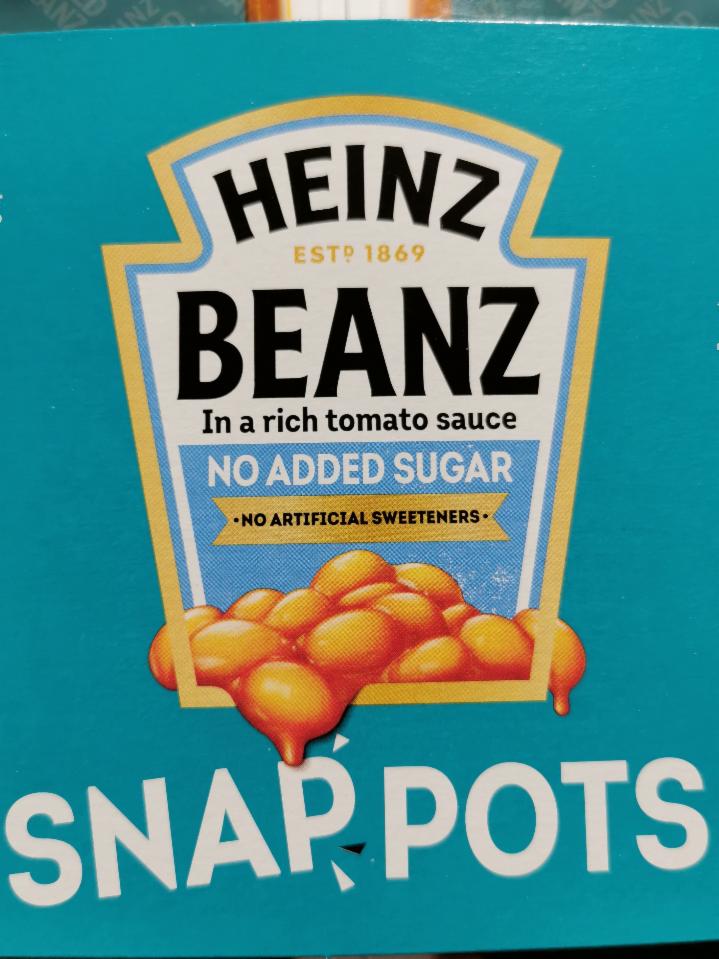 Fotografie - Heinz Beans Snap Pots No Added Sugar