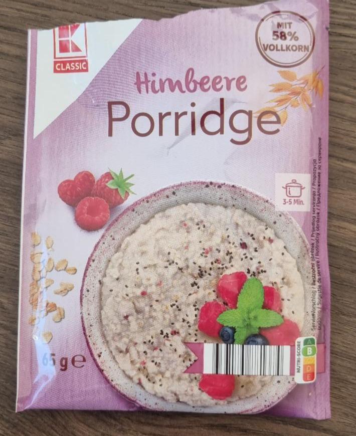 Fotografie - Himbeere Porridge K-Classic