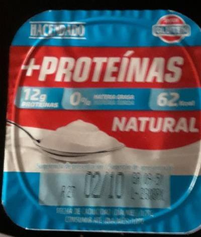 Fotografie - Yogur 12g Proteínas Natural Hacendado