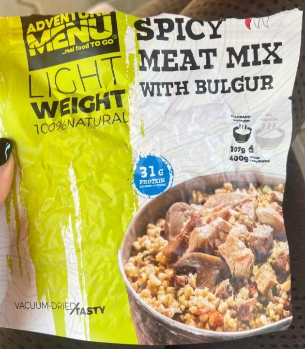 Fotografie - Spicy meat mix with bulgur light weight Adventure Menu