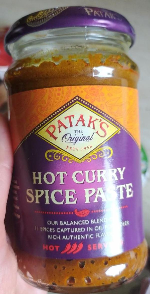 Fotografie - Hot Curry Spice Paste Patak's