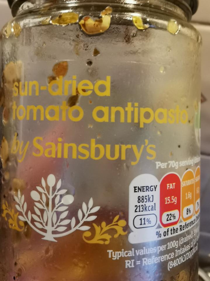 Fotografie - Sun-dried tomato antipasto by Sainsbury's 