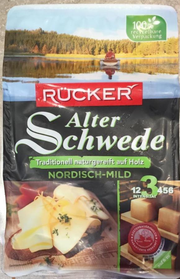 Fotografie - Käsescheiben Alter Schwede, nordisch-mild Rücker