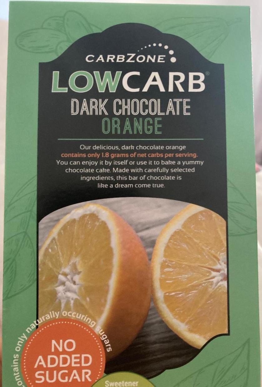 Fotografie - Low Carb Dark Chocolate Orange CarbZone