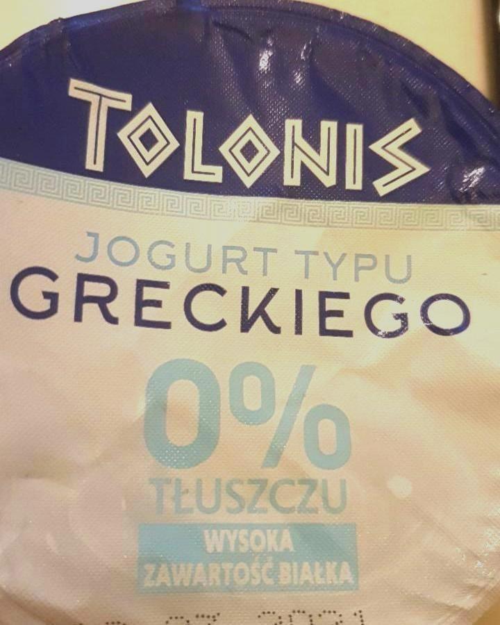 Fotografie - Jogurt typu greckiego 0% tłuszczu (jogurt řecký naturální) Tolonis