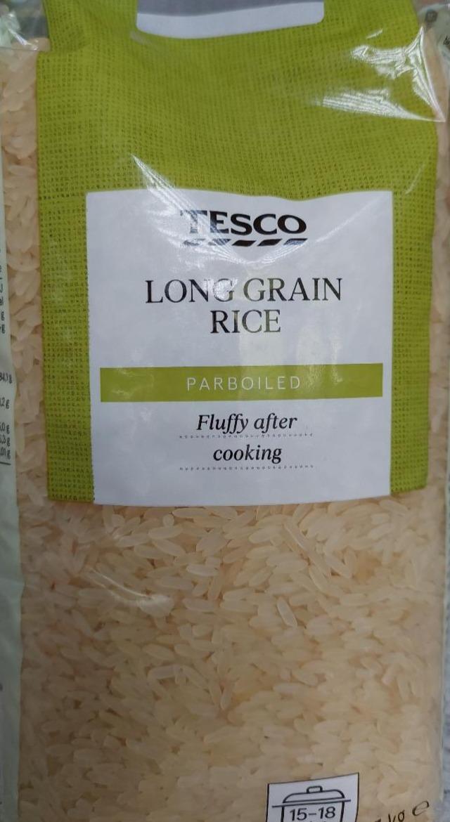 Fotografie - Long grain rice parboiled Tesco