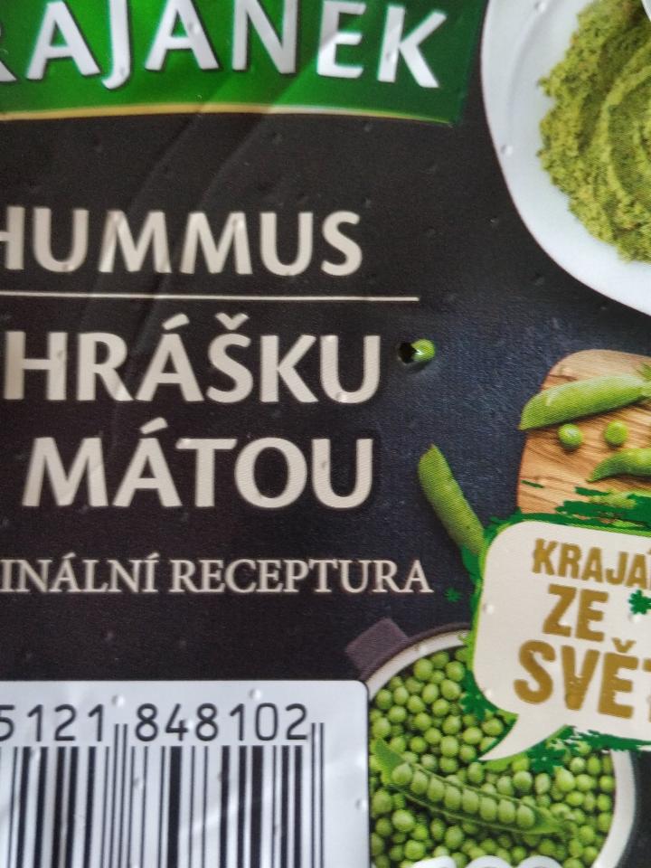 Fotografie - Hummus z hrášku s mátou Krajánek